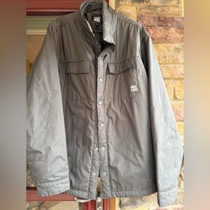 Men's Duluth Trading Gray Packable Lightweight Jacket 3XL